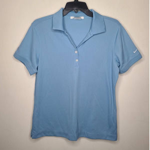 Nike Golf light blue polo shirt - large